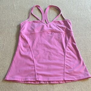 Lorna Jane Active Renegade Excel tank top, pink M (grape sorbet)